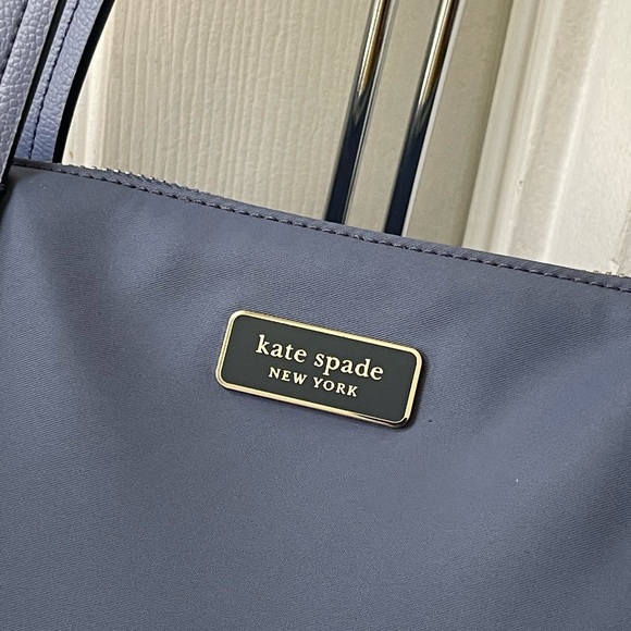 Kate Spade Blue Tote EUC - Picture 2 of 12